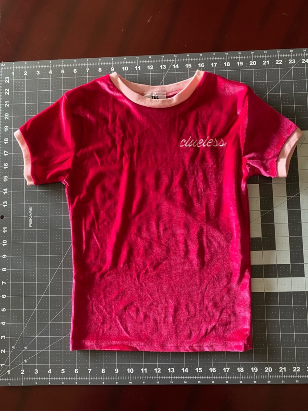 The Ragged Priest Pink 'Clueless' Ringer Tee - Picture 6 of 6